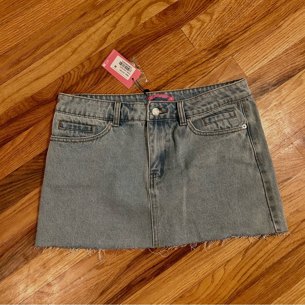 Denim Mini Skirt